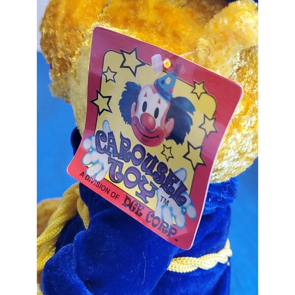 Golden Plush Teddy Bear Wizard Carousel Toys Appx 14" Stuffed Animal Toy - Picture 7 of 13